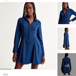 Abercrombie & Fitch - Long-Sleeve Crepe Wrap Dress: Size (XS) BRAND NEW